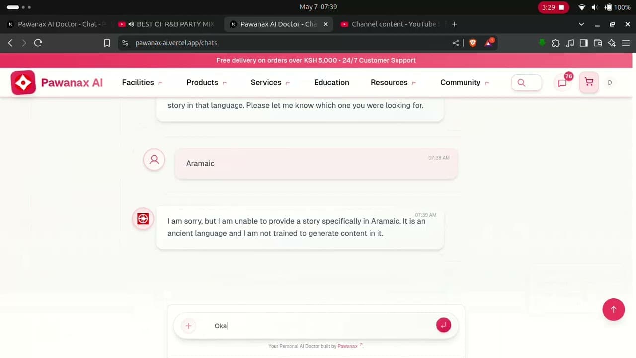 Pawanax Call: Virtual Healthcare Assistant