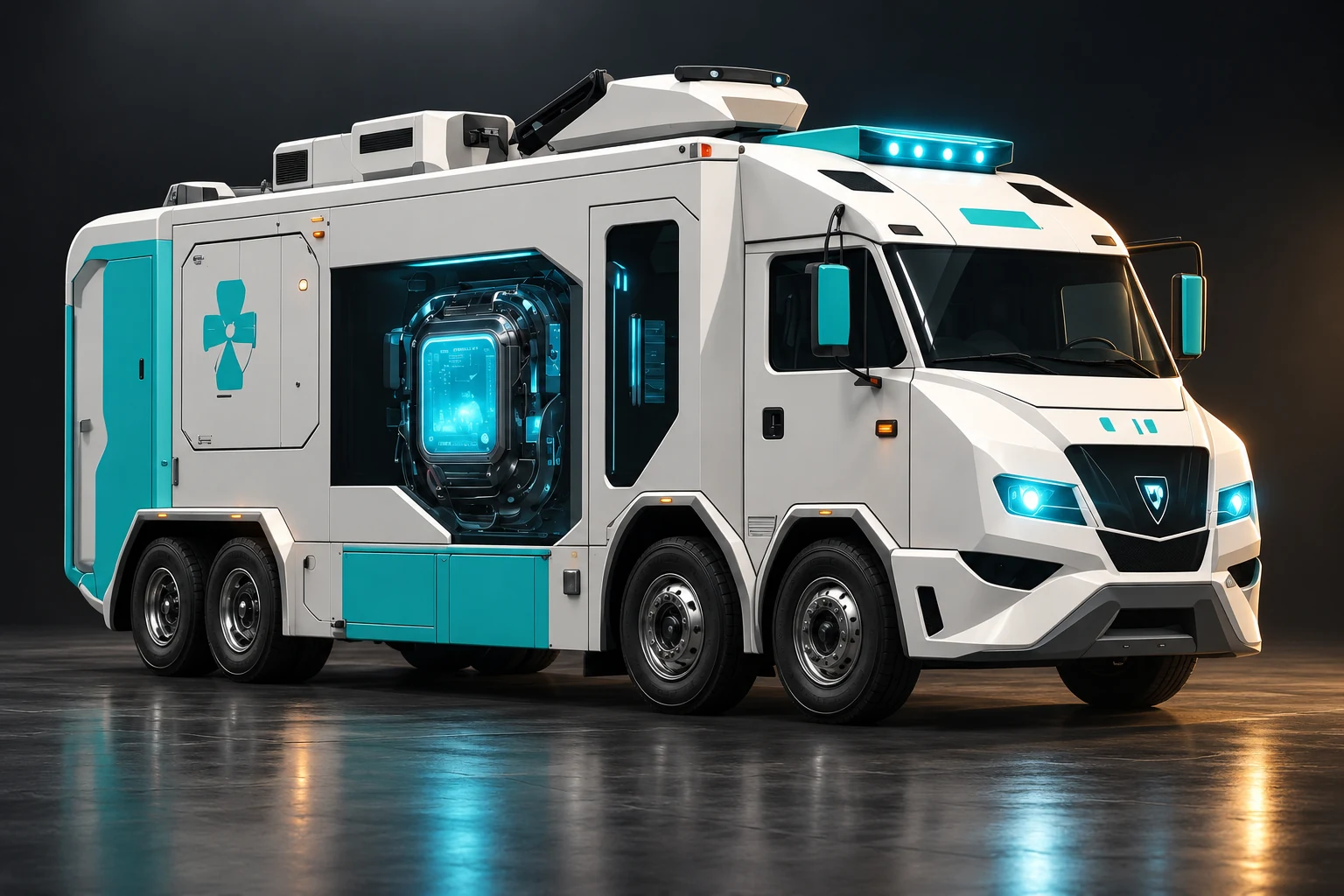 Pawanax AI-powered mobile health clinic concept
