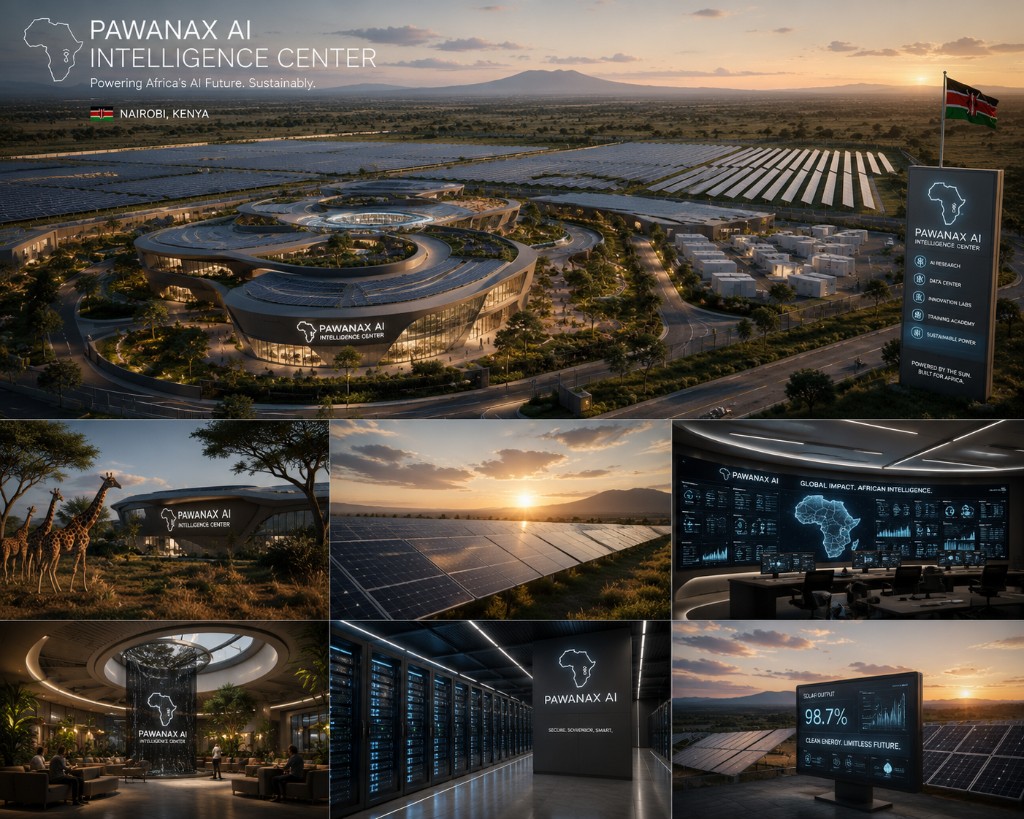 Pawanax AI Intelligence Center, Nairobi — sustainable AI campus